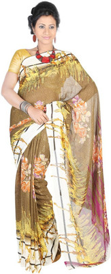 

Hawai Printed Daily Wear Georgette Saree(Multicolor)