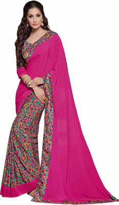 

Sunaina Printed Fashion Silk Cotton Blend Saree(Multicolor)