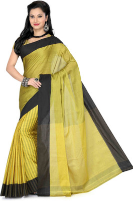 

Ishin Solid Fashion Cotton Saree(Multicolor)