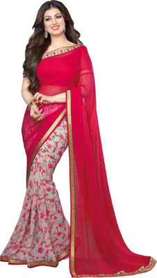 

Kalaniketanfashion Embroidered Bollywood Georgette Saree(Multicolor)