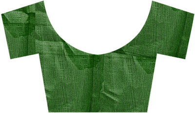 

Indian Wear Online Printed Fashion Cotton Saree(Dark Green)