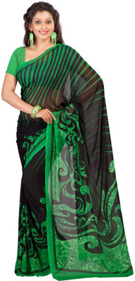 

Party Wear Dresses Printed Fashion Art Silk Saree(Multicolor), Multicolor259