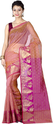 

Chandrakala Woven Banarasi Banarasi Silk Saree(Pink)