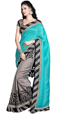 

Poornathava Embroidered Bhagalpuri Art Silk Saree(Pack of 3, Multicolor)