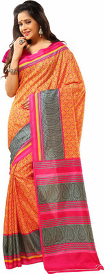 

Sunaina Printed Fashion Art Silk Saree(Multicolor)