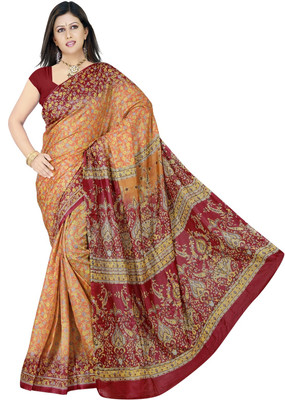 

JagannathSaree Printed Daily Wear Synthetic Saree(Multicolor)
