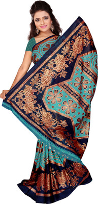 

Khushali Self Design, Printed Fashion Georgette Saree(Light Blue, Multicolor)