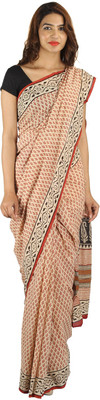 

Khatri Creations Printed Daily Wear Handloom Cotton Saree(Red)