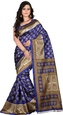 

E-Vastram Printed Bollywood Art Silk Saree(Multicolor)