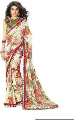 

Ridham Sarees Embroidered Fashion Handloom Georgette Saree(Multicolor)