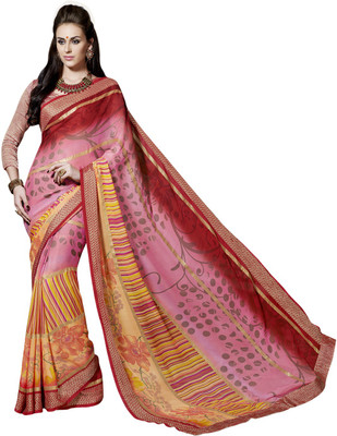 

Vishal Solid Fashion Viscose Saree(Multicolor)