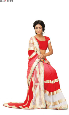 

Ridham Sarees Self Design Fashion Georgette Saree(Pack of 2, Multicolor)