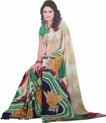

Aarti Apparels Printed Fashion Chiffon Saree(Multicolor)