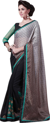 

Parisha Embroidered Fashion Georgette Saree(Multicolor)