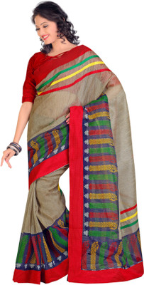 

Sunaina Printed Fashion Art Silk Saree(Multicolor)