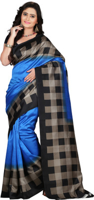 Vastrakala Printed Bollywood Art Silk Saree(Multicolor) available at flipkart for Rs.440