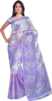 

Indrani Paisley Fashion Art Silk Saree(Purple)