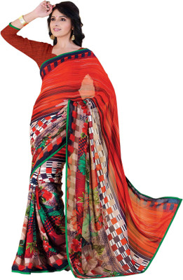 

Ridham Sarees Printed Daily Wear Handloom Chiffon Saree(Multicolor)