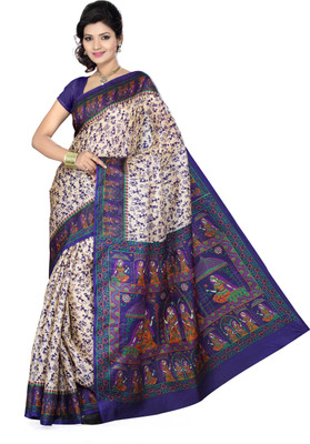 

Ishin Printed Fashion Art Silk Saree(Multicolor)