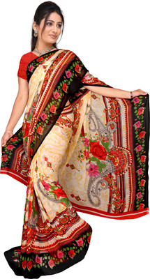 

Lovelylook Printed Daily Wear Georgette Saree(Multicolor), Multi