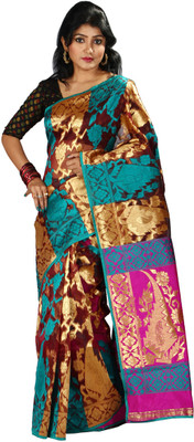 

Hawai Printed Fashion Georgette Saree(Multicolor), Goldren