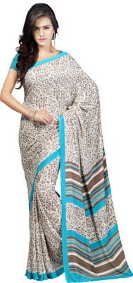 

Goodfeel Floral Print Fashion Silk Saree(Multicolor), Blue