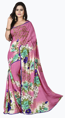 

Jiya Self Design, Printed, Embellished Fashion Georgette Saree(Pink, Multicolor), Blue;multi;pink
