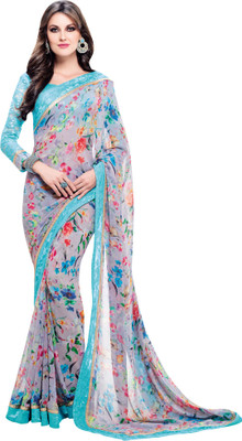 

Vishal Self Design Bollywood Georgette Saree(Grey)