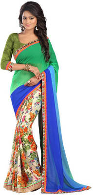 

Kalaniketanfashion Embroidered Bollywood Georgette Saree(Multicolor)