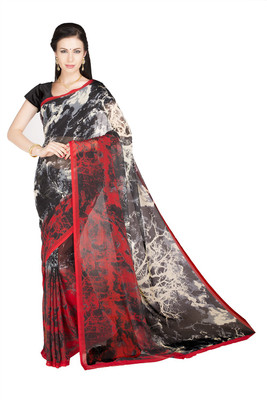 

Ishin Printed Fashion Georgette Saree(Multicolor)