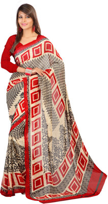 

Party Wear Dresses Printed Fashion Art Silk Saree(Multicolor), Multicolor279