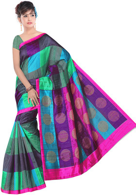 

Parisha Printed Daily Wear Art Silk Saree(Multicolor), Multi