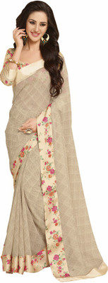 

Vishal Self Design Bollywood Georgette Saree(Beige)