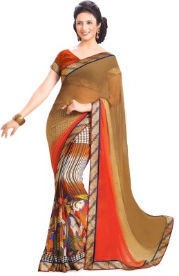 

Ridham Sarees Printed Fashion Handloom Georgette Saree(Multicolor)