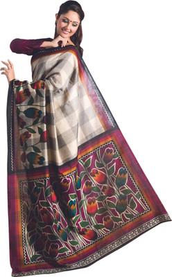 

Sunaina Printed Cotton Saree(Multicolor)