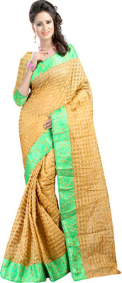 

Ansu Fashion Embroidered Fashion Art Silk Saree(Green)
