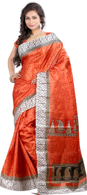 

Anushree Saree Self Design Bhagalpuri Khadi Saree(Multicolor), Multicolour