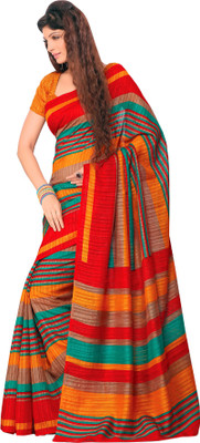 

Sunaina Printed Fashion Silk Cotton Blend Saree(Multicolor)