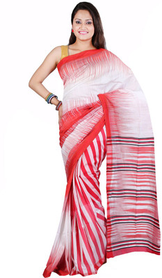 

Hawai Printed Fashion Handloom Cotton Saree(Multicolor)