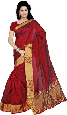 

Indian Wear Online Printed Fashion Art Silk Saree(Red)
