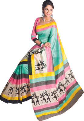 

Sunaina Printed Fashion Georgette Saree(Multicolor)