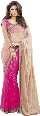 

Vishal Self Design Bollywood Chiffon, Georgette Saree(Green)