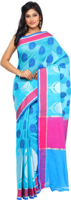 

Kataan Bazaar Woven Banarasi Handloom Art Silk Saree(Blue)