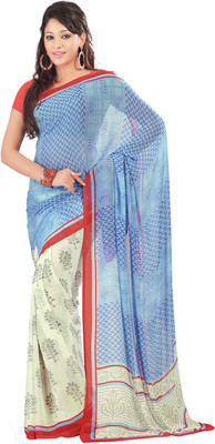 

Party Wear Dresses Printed Fashion Art Silk Saree(Multicolor), Multicolor194