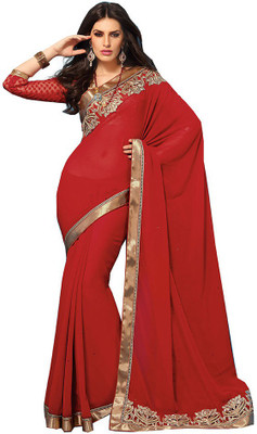 

Party Wear Dresses Printed Fashion Pure Chiffon Saree(Multicolor), Multicolor370