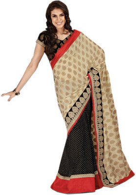 

Indian Wear Online Printed Fashion Pure Chiffon Saree(Multicolor), Multicolor319