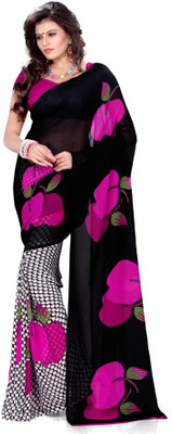 

Cenizas Printed Fashion Georgette Saree(Multicolor), Pink