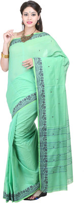 

Goodway Embroidered Madurai Cotton Saree(Green)