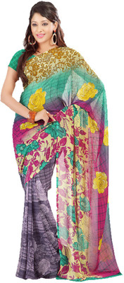 

Indian Wear Online Printed Fashion Art Silk Saree(Multicolor), Multicolor162
