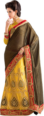 

Desi Look Self Design Fashion Georgette Saree(Yellow)